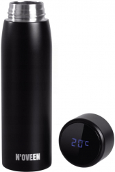 Termos Noveen TB2210 cu LED 380 ml otel inoxidabil Black Mat 
