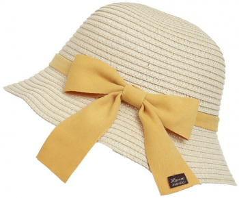 Palarie fete cu fundita PAMI PFT-1221-172 51-52 Crem 