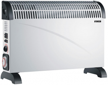 Radiator electric Noveen CH6000 ventilator Turbo 2000W 3 trepte de putere termostat reglabil Alb