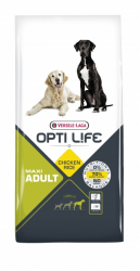 Hrana uscata caini Opti Life Maxi Adult cu pui si orez Versele Laga 12 5 kg 