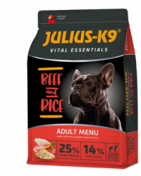 Julius K9 Adult Vital Essentials - Hrana uscata super-premium - Vita si Orez - 3kg 