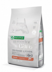 Natures Protection Superior Care White Dogs Grain Free Salmon Adult Small and Mini Breeds - 10kg 