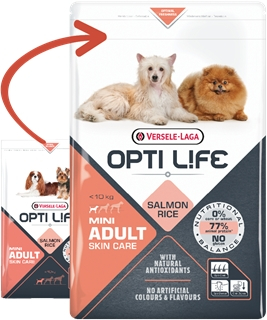 Opti Life Skin Care hrana uscata caini mici cu probleme de piele Versele Laga 2 5 kg 