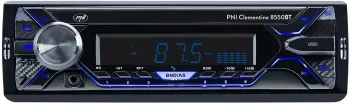 Radio Mp3 Player Auto Pni Clementine 8550bt Fata Detasabila 4x45w 12v 1 Din Cu Sd Usb Aux Rca 