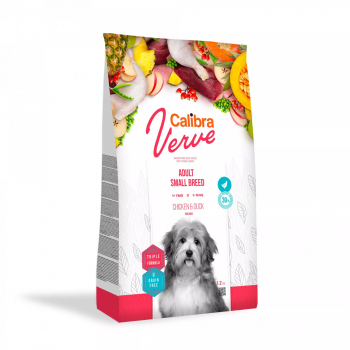 Calibra Dog Verve GF Adult Pui si Rata - 6kg 