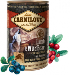 Carnilove Wild Meat Lamb and Wild Boar 400 g