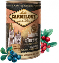Carnilove Wild Meat Salmon and Turkey for Puppies 400 g