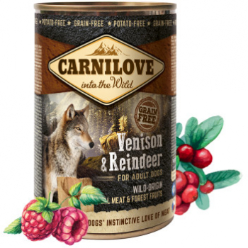 Carnilove Wild Meat Venison and Reindeer 400 g 