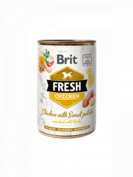 Brit Fresh Pui si cartof dulce 400g 