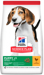 HILLS SP Puppy Medium hrana pentru caini cu pui - 2.5kg 