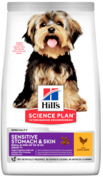 HILLS SP Sensitive Stomach and Skin Small and Mini cu Pui - 1.5kg 