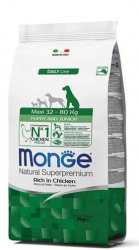 Monge Caini Junior and Puppy cu Pui 15 kg Superpremium 
