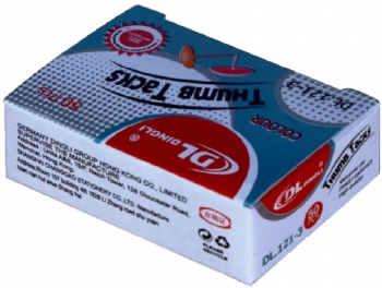 Pioneze Metalice Colorate EVOffice 50 Buc/Bax - PMCE50 