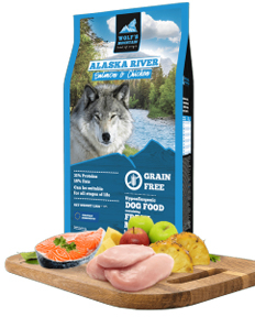 Wolf and rsquo S Mountain Alaska River cu Somon si Pui 12kg 