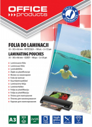 Folie Laminare A3 426x303 mm 100 Coli/Top Folii OFFICE Products Accesorii Birou 2X125 Microni - OB2032563590 