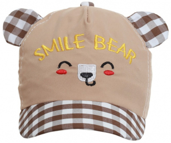 Sapca bebe baiat Smile Bear PAMI SBB-1221-127 46 cm Bej 