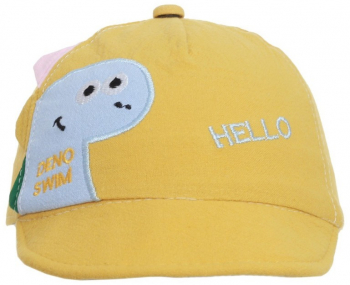 Sapca bebe dinozaur PAMI SBB-1221-129 46 cm Galben 