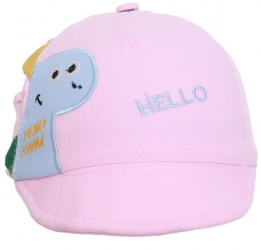 Sapca bebe dinozaur PAMI SBB-1221-129 46 cm Roz 