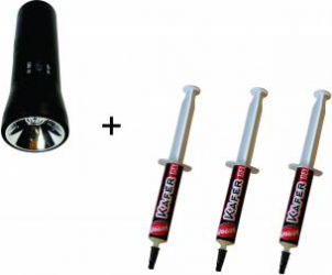 Set 1 aparat cu ultrasunete impotriva cainilor SpaceDog II 70590 + 3 Kafer gel 5g. impotriva gandacilor Pestmaster 