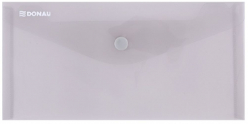 Set 10 Mape din Plastic DL DONAU cu Capsa si Clapeta in V 225x126 mm Polipropilena 180 Mic Fumuriu - OB8548001PL02