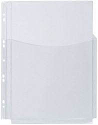 Set 5 Folii 3/A4 de Protectie Documente pentru Catalog 249x313 mm Tip Cristal 180 MIC Transparente - OBKF00139 