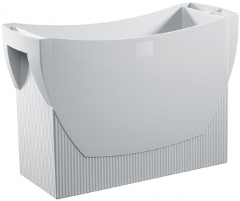 Suport Dosare Suspendabile 390x150x260 mm Polistiren Capacitate 20 Dosare Gri - OBSSHG 