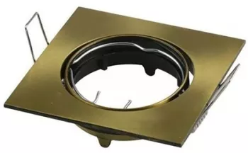 Spot patrat bronz GU10 montaj ingropat 
