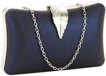 Geanta clutch albastru inchis simplu BME-600 05 