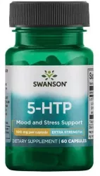 Swanson 5 HTP 100 mg Extra Strength 60 Capsule Supliment depresie si anxietate somn linistit