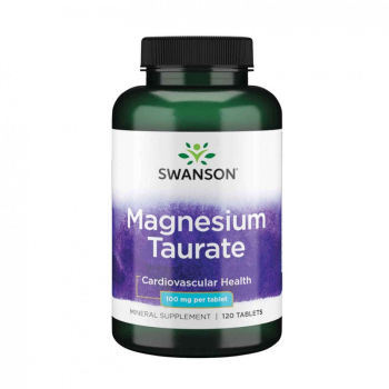 Swanson Magnesium Taurate taurat de magneziu 100mg - 120 Tablete 