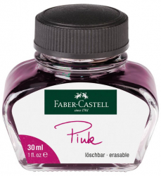 Calimara cu Cerneala Faber-Castell Roz 30ml Cerneala Stilou-LCMFC149856 