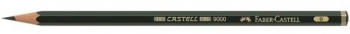 Creion Grafit Faber Castell 9000 Duritate Mina B Forma Hexagonala - LCMFC119001 