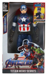 Figurina Captain America Titan Hero 30 cm multicolor 4+