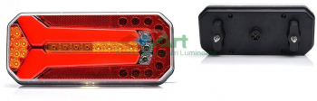 Lampa NEON W150DD semnal dinamic 4 functii mufa 23.6x10.4 