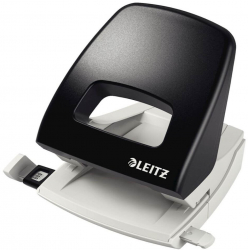 Perforator Leitz 5005 25 Coli Negru din Metal si Plastic - LCMLZ50050095 