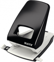 Perforator Leitz 5138 Capacitate 40 Coli Plastic/Metal Negru - LCMLZ51380095 