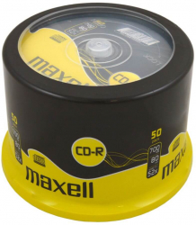 Set 50 CD-R Inscriptibil Maxell Capacitate 700 Mb Viteza 52x-GP343675 