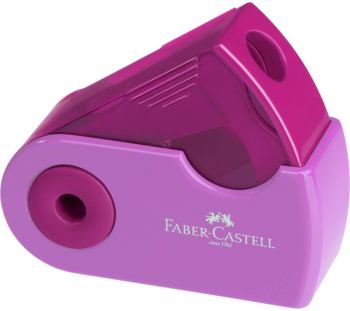 Ascutitoare Simpla cu Container Faber-Castell Sleeve-Mini Trend 2019 Roz - LCMFC182714RZ 