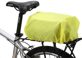 Husa pentru portbagaj bicicleta universala material textil impermeabil 42 x 32 x 27 cm Verde neon HUR-BBL5062 