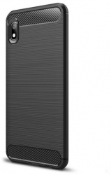 Husa spate pentru Xiaomi Redmi 7A insertii carbon Bibilel Negru HUR-BBL5063 