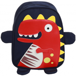 Rucsac baiat cu dinozaur PAMI RC-1221-386 Bleumarin 