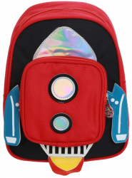 Rucsac baiat cu racheta PAMI RC-1221-382 Rosu 