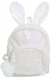 Rucsac fata cu iepuras PAMI RC-1221-357 Alb 
