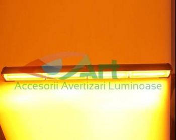 Rampa dirijare LED COB galben 12V Federal Signal 44cm 