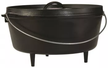 Ceaun din fonta cu capac - cuptor olandez Lodge 36 cm 9 5 litri L-14DCO3 