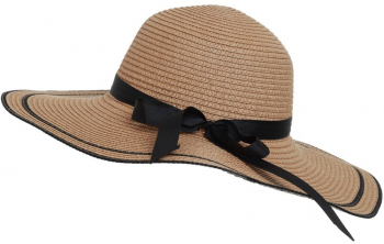 Palarie plaja dama PAMI PD-1221-259 57 cm Camel 