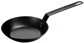 Tigaie adanca rotunda din otel carbon cu maner asezonata Lodge 20 cm L-CRS8 