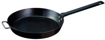 Tigaie adanca rotunda din otel carbon Lumberjack cu maner 40 cm Camp Chef CC-SLJ16 
