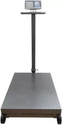 Cantar cu Platofrma Capacitate 1500 Kg Afisaj LCD Platan din Otel Gri 