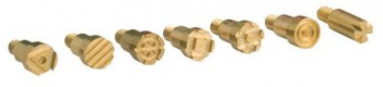Set varfuri/accesorii aparat pirogravura pentru decorat lemn 7 buc